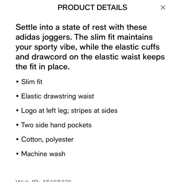 NEW Adidas Men's Future Icons Slim Fit Joggers Black 3 Stripe Size 2XL - Picture 8 of 8